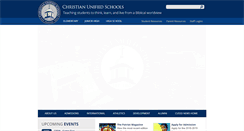 Desktop Screenshot of christianunified.org