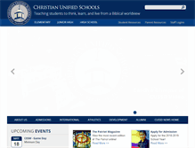 Tablet Screenshot of christianunified.org